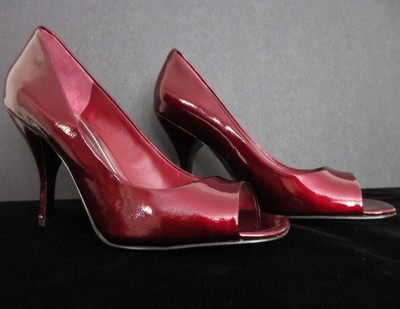 ruby red pumps