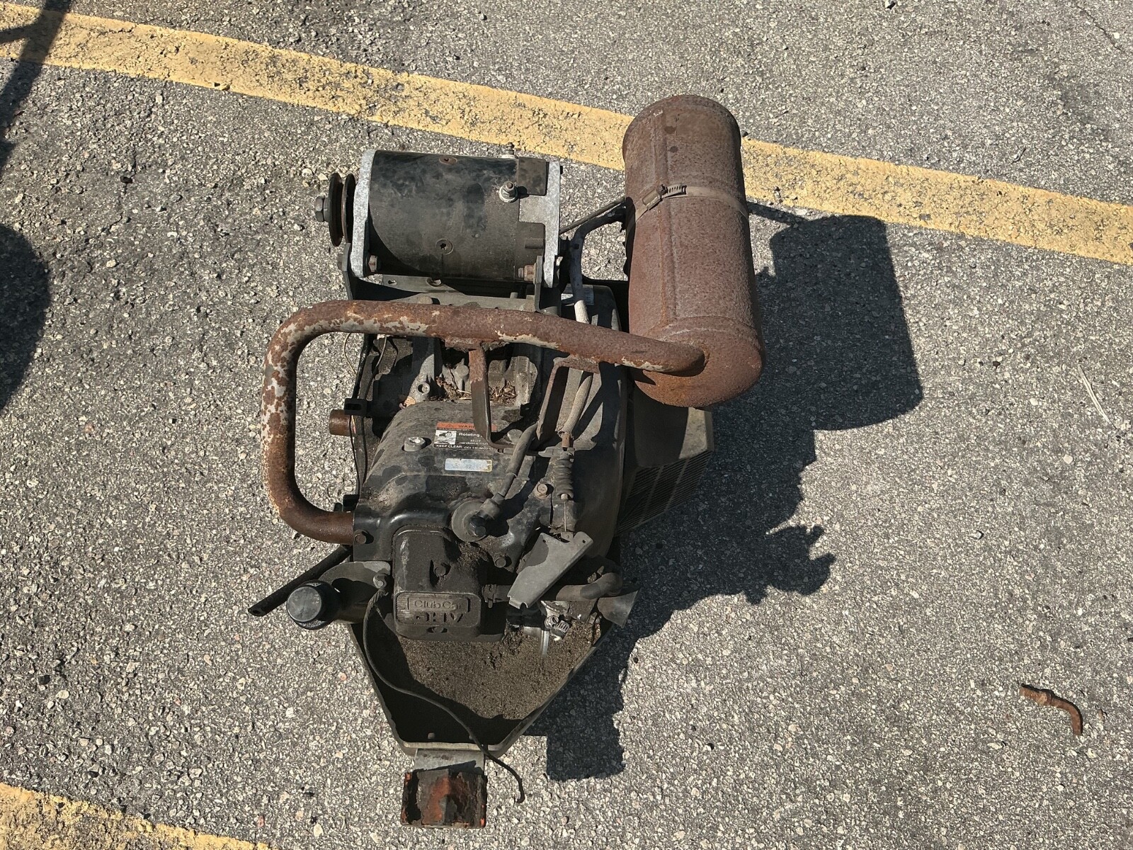 Club car fe350d Fe350 350 gas engine motor golf cart starter muffler | eBay