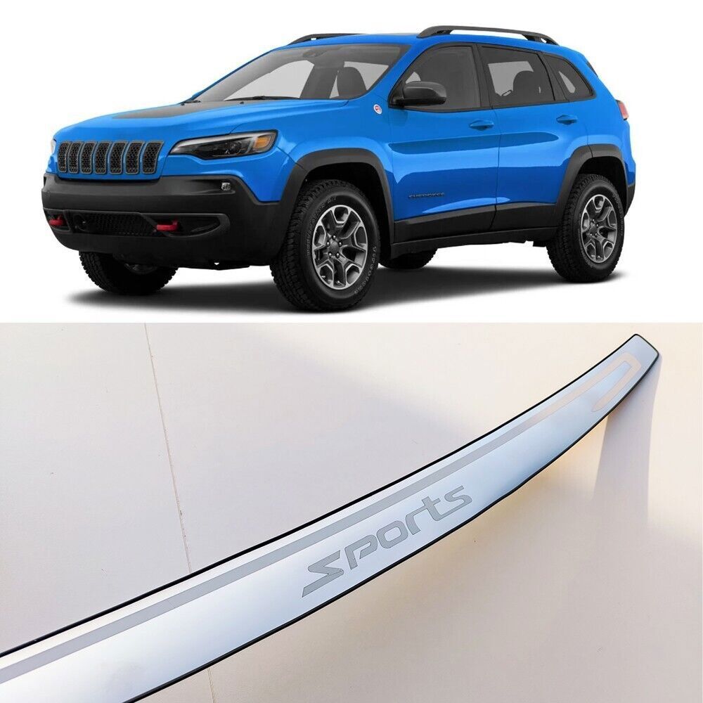 For 2023 Jeep Cherokee Car Accessories Rear Bumper Protector Scuff Guard Sticker