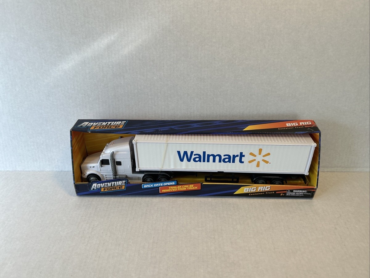Adventure Force Walmart 16” Big Rig Container Truck 1:43 New In Package