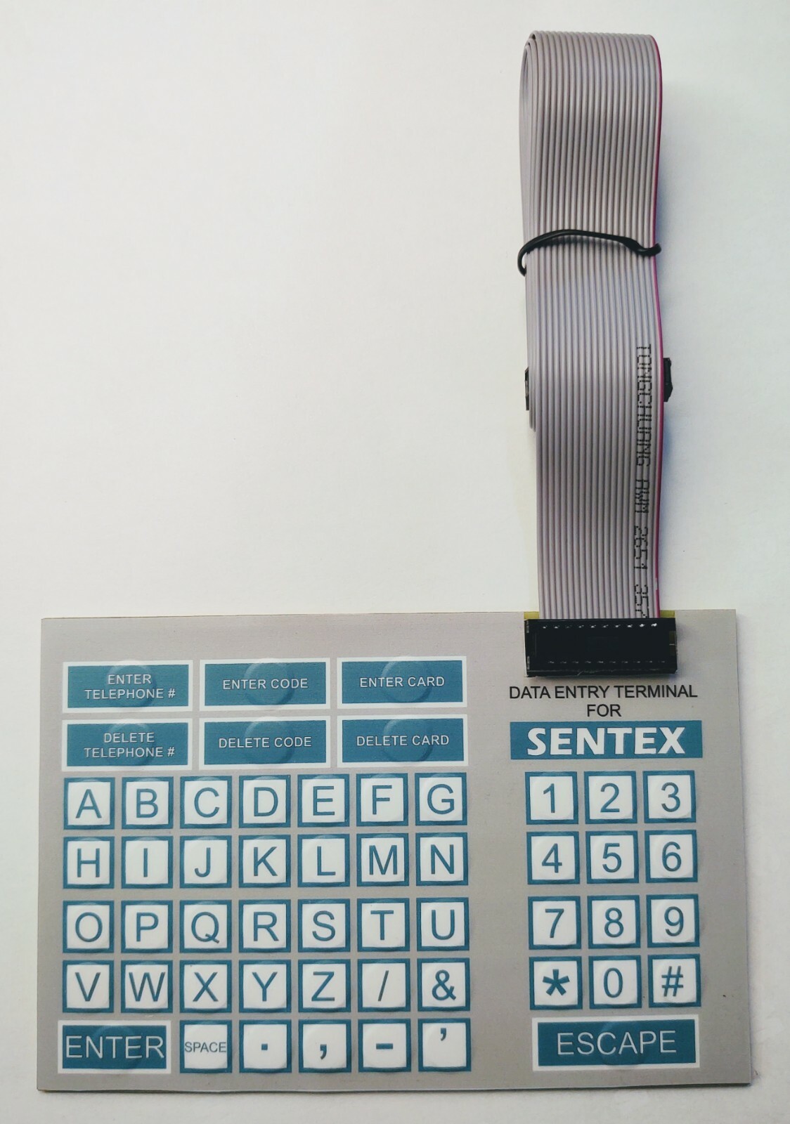 Semtex Keypad Sentex Alpha SNAHHP Handheld Data Entry Gate Terminal Programmer Keypad ...
