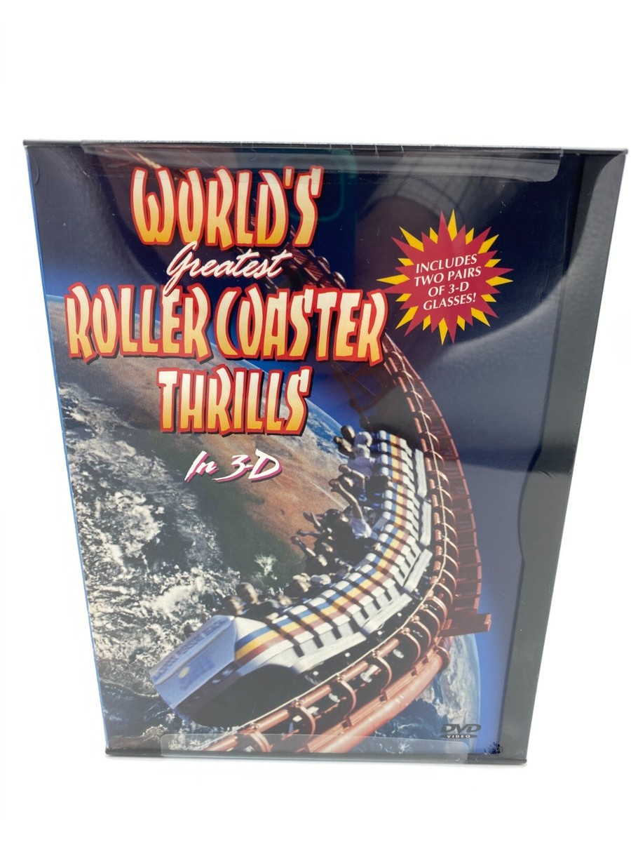 Worlds Greatest Roller Coaster Thrills in 3-D (DVD, 1998) for sale