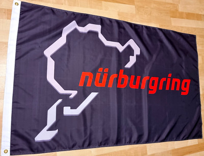 NÜRBURGRING NÜR Fahne Flagge Skyline Supra Evo STI GTR S2000 350Z 370Z GT3RS 911