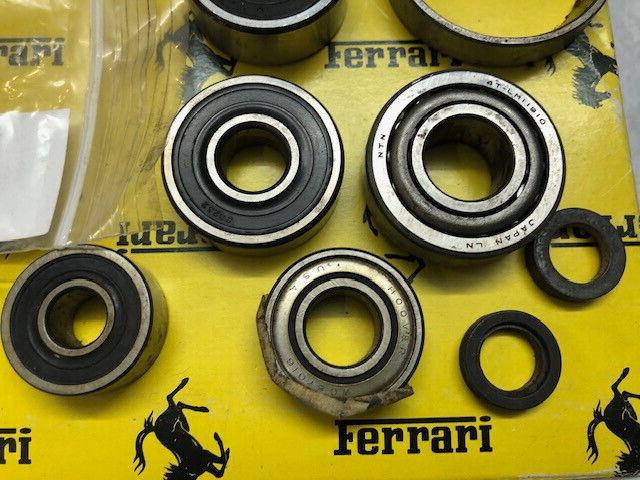 Ferrari 246 308 365 bearing lot all new ferrari parts from shop that closed