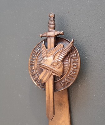 Insigne Original Ligue Des Jeunesses Patriotes 1924-1936 - Bronze - France