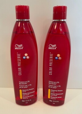 (Pack of 2) Wella Color Preserve Volumizing Shampoo, 12 oz. -- New 