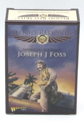 Blood Red Skies 772213002 Joseph J Foss (US Ace Pilot) F4F Wildcat Airplane