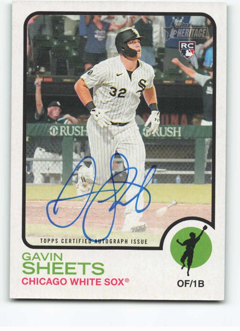 2022 Topps Heritage Real One Autograph #ROA-GS Gavin Sheets NM-MT Auto Wh 115431
