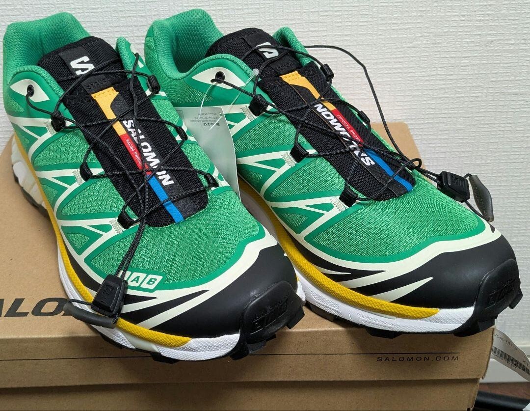 Scarpe sneaker Salomon XT 6 verde brillante 475831 taglia USM 9 5 articoli moda sport