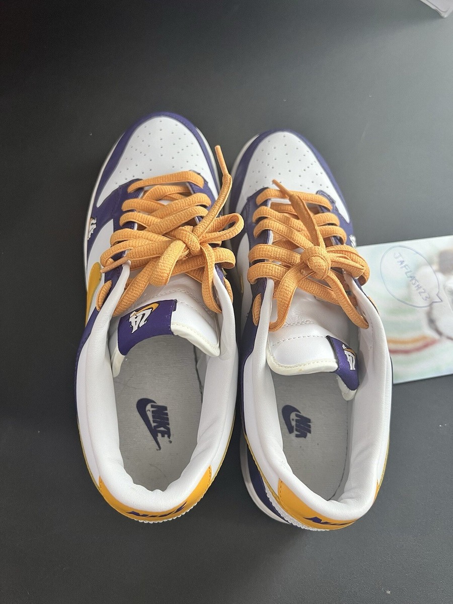 靴 NIKE DUNK LOW LA LAKERS 2004 309431 751 2004 NIKE DUNK LOW LOS ANGELES LA LAKERS 309431-751 SB 11