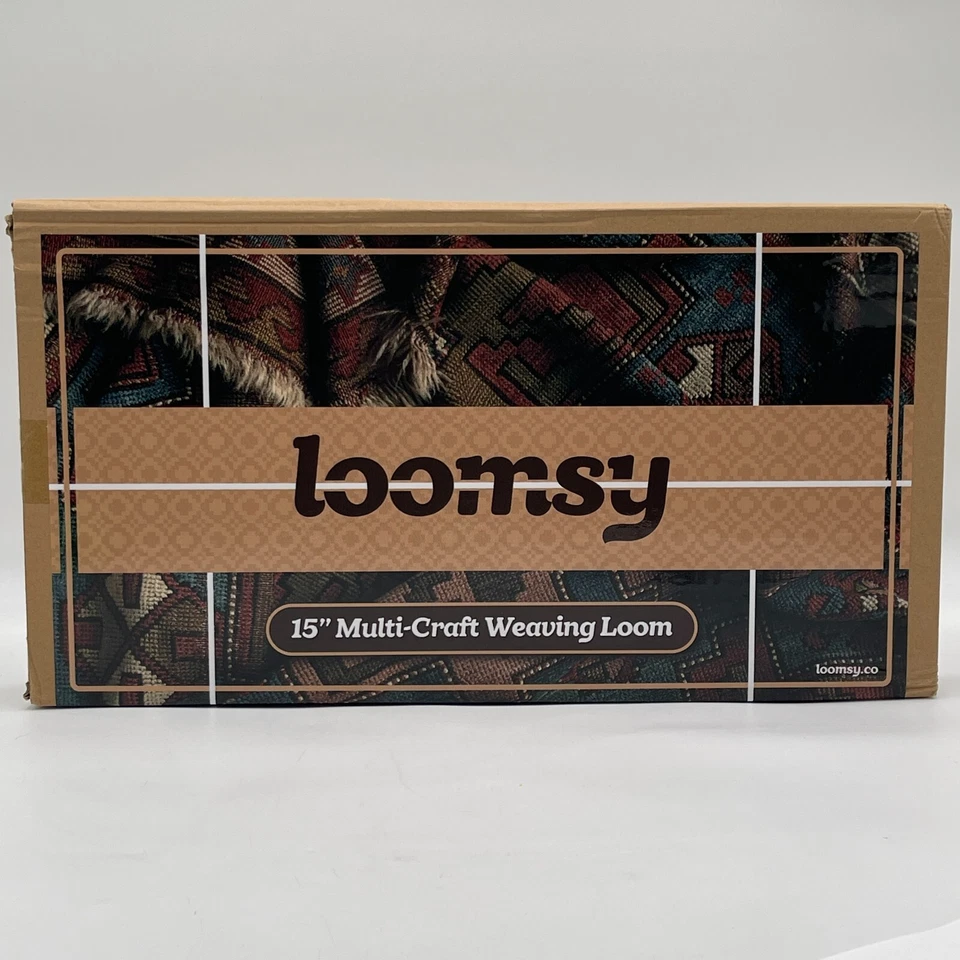 Telar de madera multi-artesanal Loomsy máquina de tejer a mano 27 x 38,5 cm hágalo usted mismo Foto 2 de 4