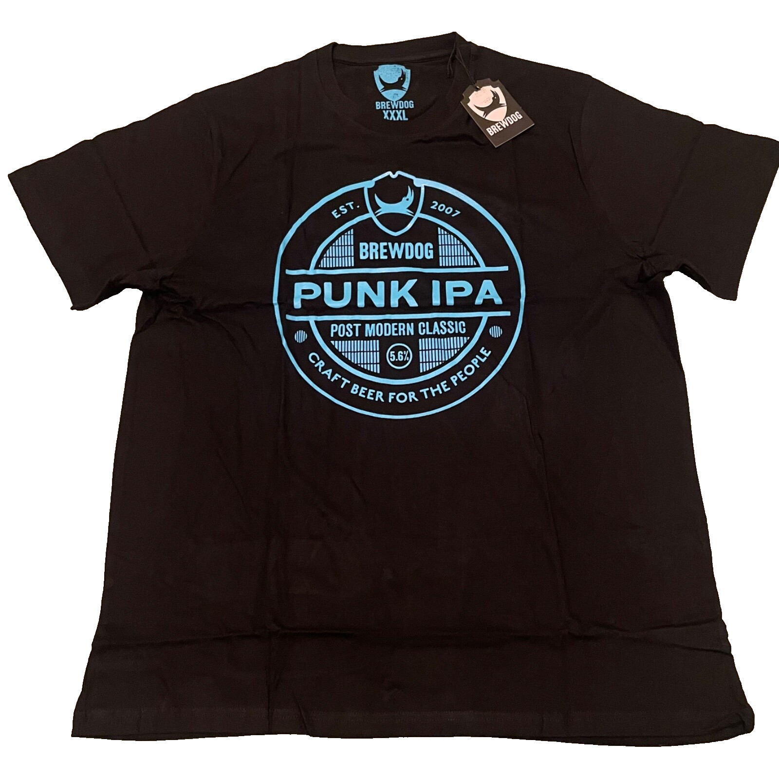 Brewdog Tee Shirt Punk IPA Men’s XXXL Black Brand New in Original Packaging 3XL