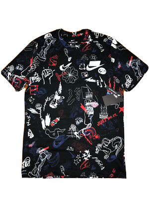 nike men's sportswear all over print tee