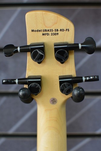 Kala U-BASS Solid Body With Logo Gig Bag - Candy Apple Red - Picture 5 of 9