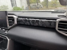 Fits 2022 2023 2024 Toyota Tundra dash overlay trim kit black grey camo