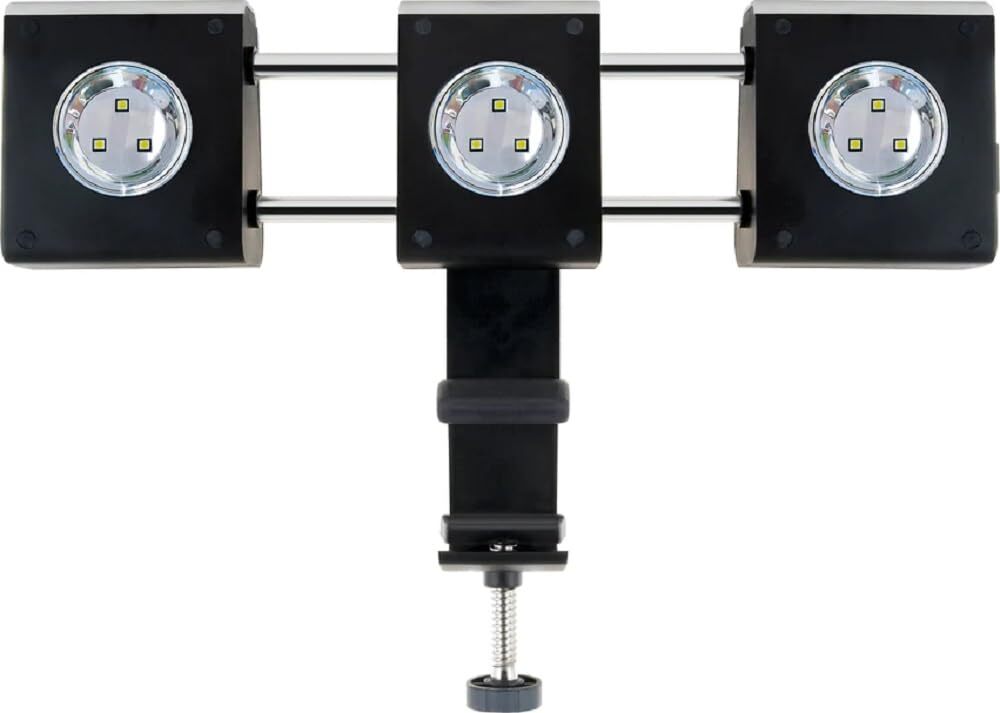 Schwaiger Grillleuchte 3 Strahler LED 2W schwarz NUOVO