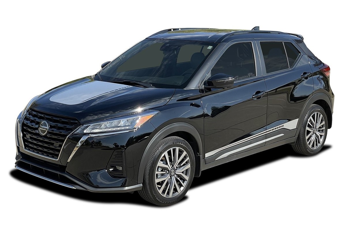 2018-2024 Nissan Kicks Decals BLISS Hood Stripes Lower Body Door