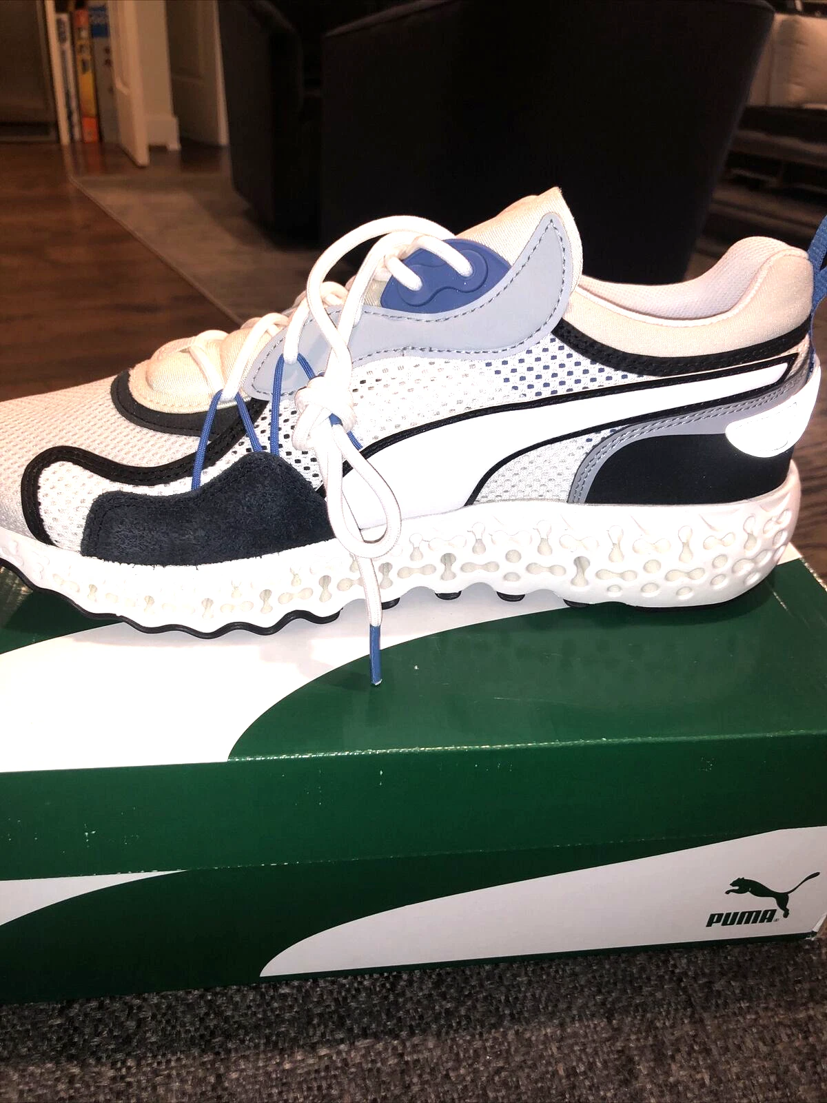 Puma scarpe restaurate calibrate da uomo taglia 10 NUOVI CON SCATOLA PUMA#373529 03