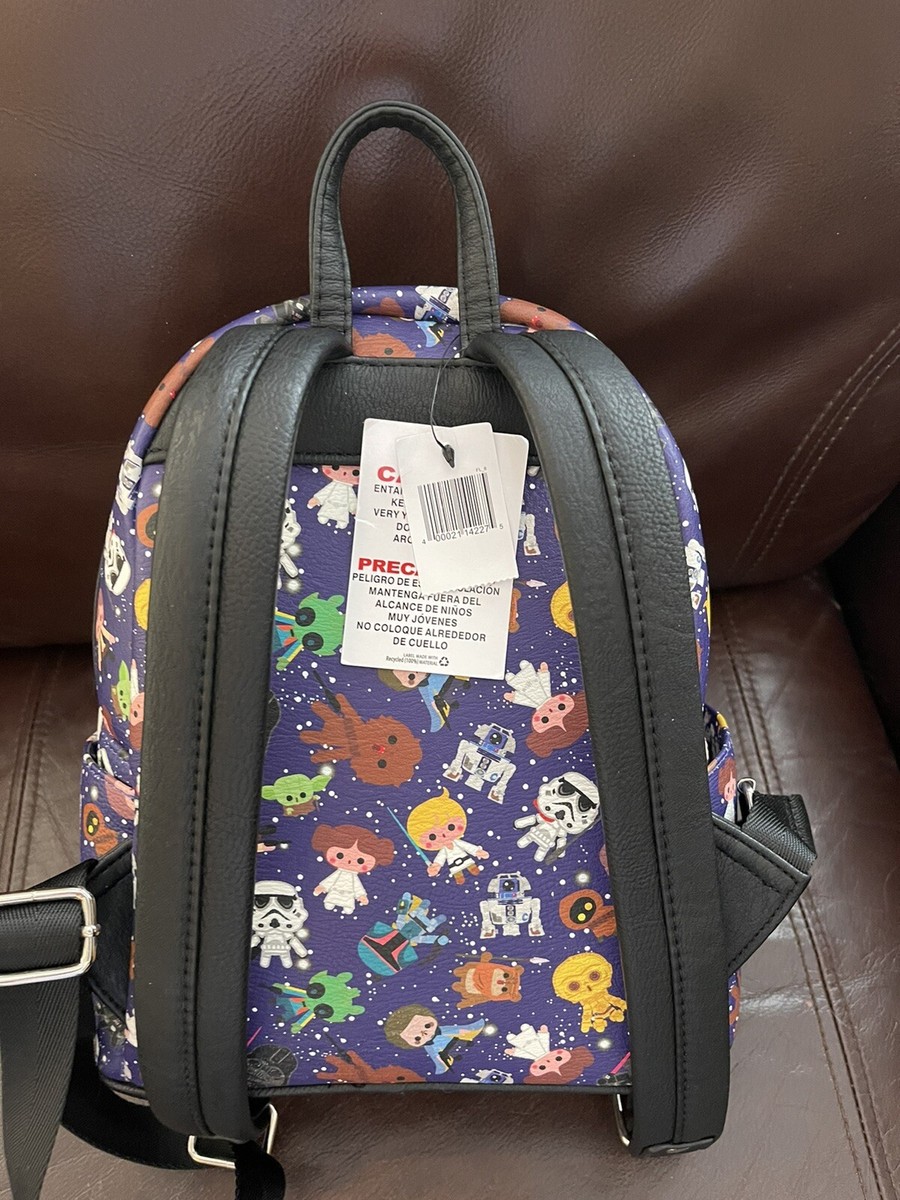 Star Wars Chibi Loungefly Mini Backpack - OG Characters  display picture 3