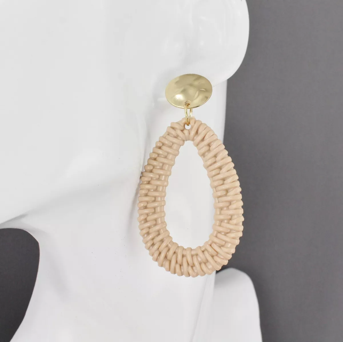 Plastic dangle earrings deals