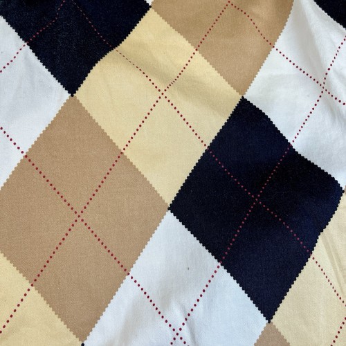 Loudmouth Golfshorts Herren 36 Braun Argyle Geometrisch Golf Preppy Chino Retro - Bild 2 von 11