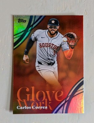 2026 Topps Series 2 Glove Work - Carlos Correa #GW-52 Astros
