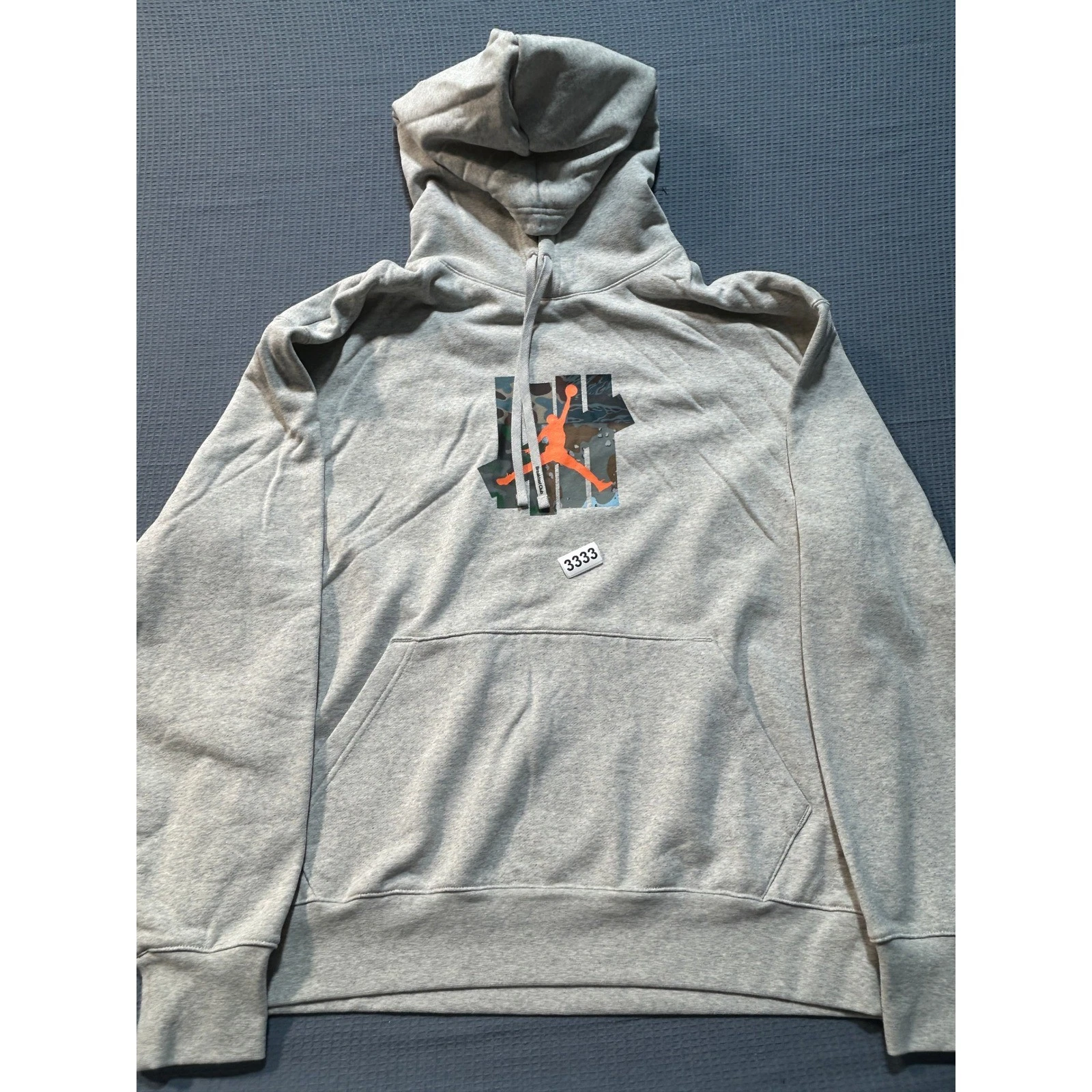 Jordan x Undefeated Hoodie Mens XXL Grey DX4299-050