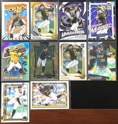 PAUL SKENES 2026 Panini Donruss CRUNCH TIME #11 - Pittsburgh Pirates Lot 10