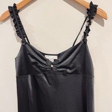 NWT Slip Babydoll Small Intimate Dress Sweetheart Ruffle Satiny Coquette Cami