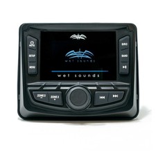 Wet Sounds WS-MC2 3" Gauge Style Marine Media System with 2.7" Bluetooth