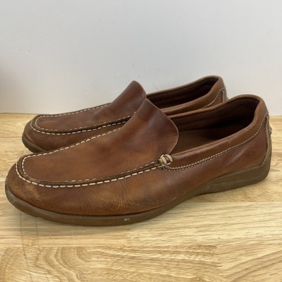 Nunn Bush Loafers Men Slip On Brown Leather Shoes Size 11