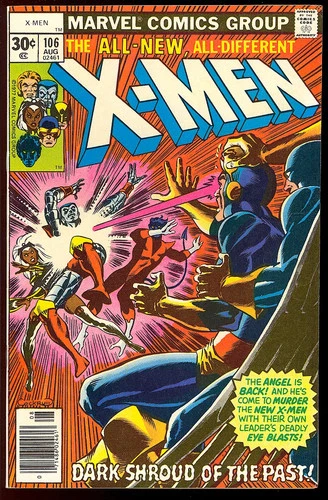 X-Men #106 Nice Unrestored Bronze Age Superhero Vintage Marvel Comic 1977 FN+