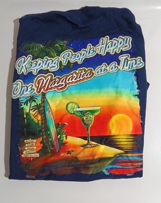 DEVILS LAKE MICHIGAN CAPTAIN CHUCK'S SANDBAR & GRILL RESTAURANT T-SHIRT SIZE L
