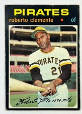 1971 Topps Baseball #630 Roberto Clemente HOF High Series Pirates VG-EX