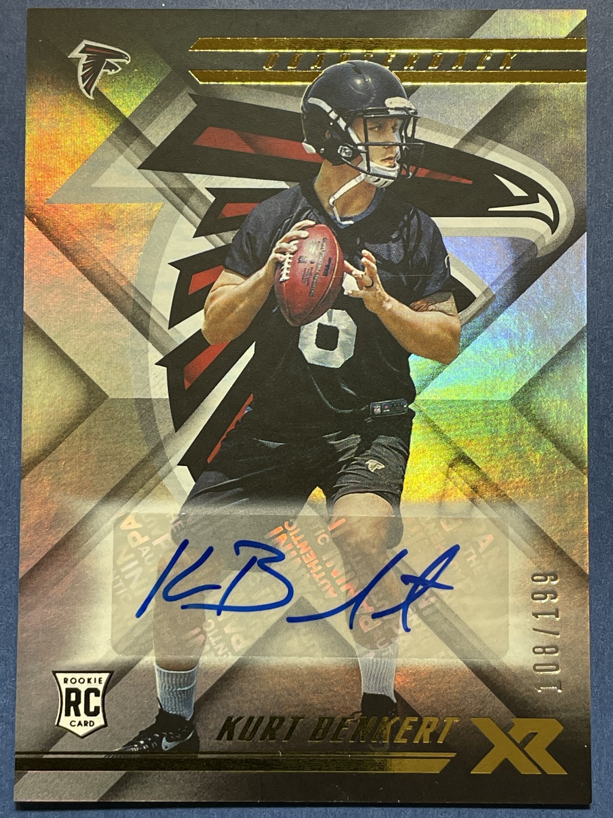 Kurt Benkert Panini XR #102 Autograph