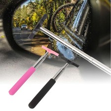 Car Mirror Wiper, 38.6in Handle Side Mirror Squeegee, Mini Squeegee for Mirror