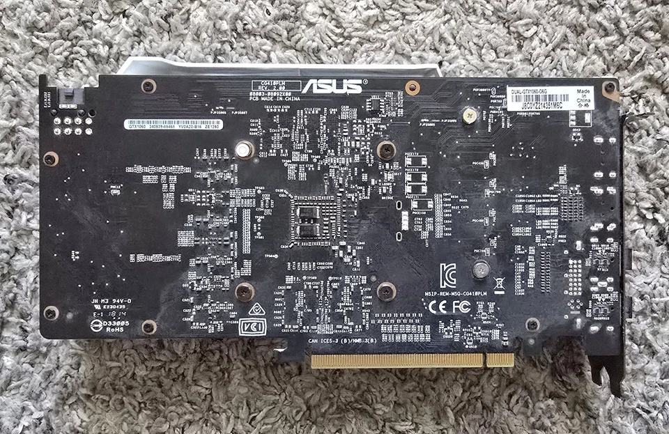 ASUS NVIDIA GeForce GTX 1060 6GB GDDR5 Graphics Card (GTX10606GB) - Image 2 of 2