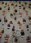 reversible baby quilt blanket, baby bear, blue, crib — photo 1