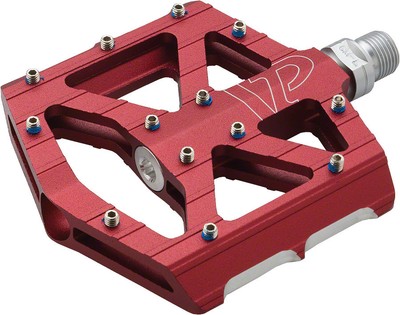 VP Components All Purpose Pedals - Platform, Aluminum, 9/16'', Red