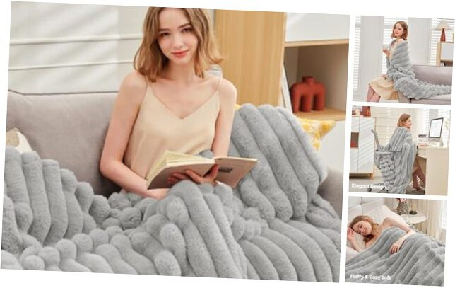 Cosy Soft Faux Fur Throw Blanket 50