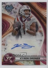 2024 Bowman U Best of 2024 Auto Kyron Drones #BOA-KD Auto 3hd