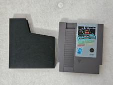 ORIGINAL NINTENDO NES RAD RACER GAME CARTRIDGE & SLEEVE TESTED 5 SCREW