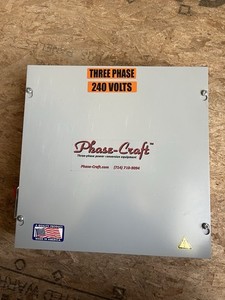 Phase Craft power phase conversion equipment 3 phase 240 volt