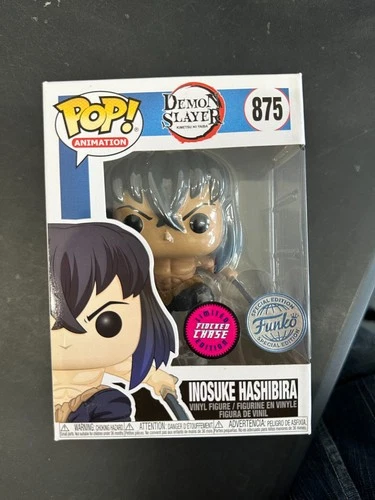 Funko Pop! Demon Slayer - Inosuke Hashibira - Flocked Chase #875 Limited Edition