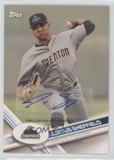 2017 Topps Pro Debut Auto Justus Sheffield #85 Auto td8