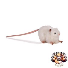 NEW HANSA White Mouse No. 5576 12cm