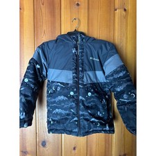 Columbia Kids Boys Lightning Lift  Ii Winter Snow Jacket Black SZ M  10/12