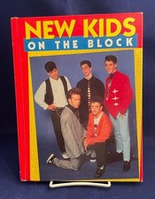New Kids On The Block 1990 Hardcover Book Donnie Wahlberg NKOTB Vintage Photos