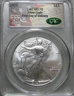 2026 First Day of Delivery American Eagle Silver ---- CAC MS-70 Coin ---- #821C