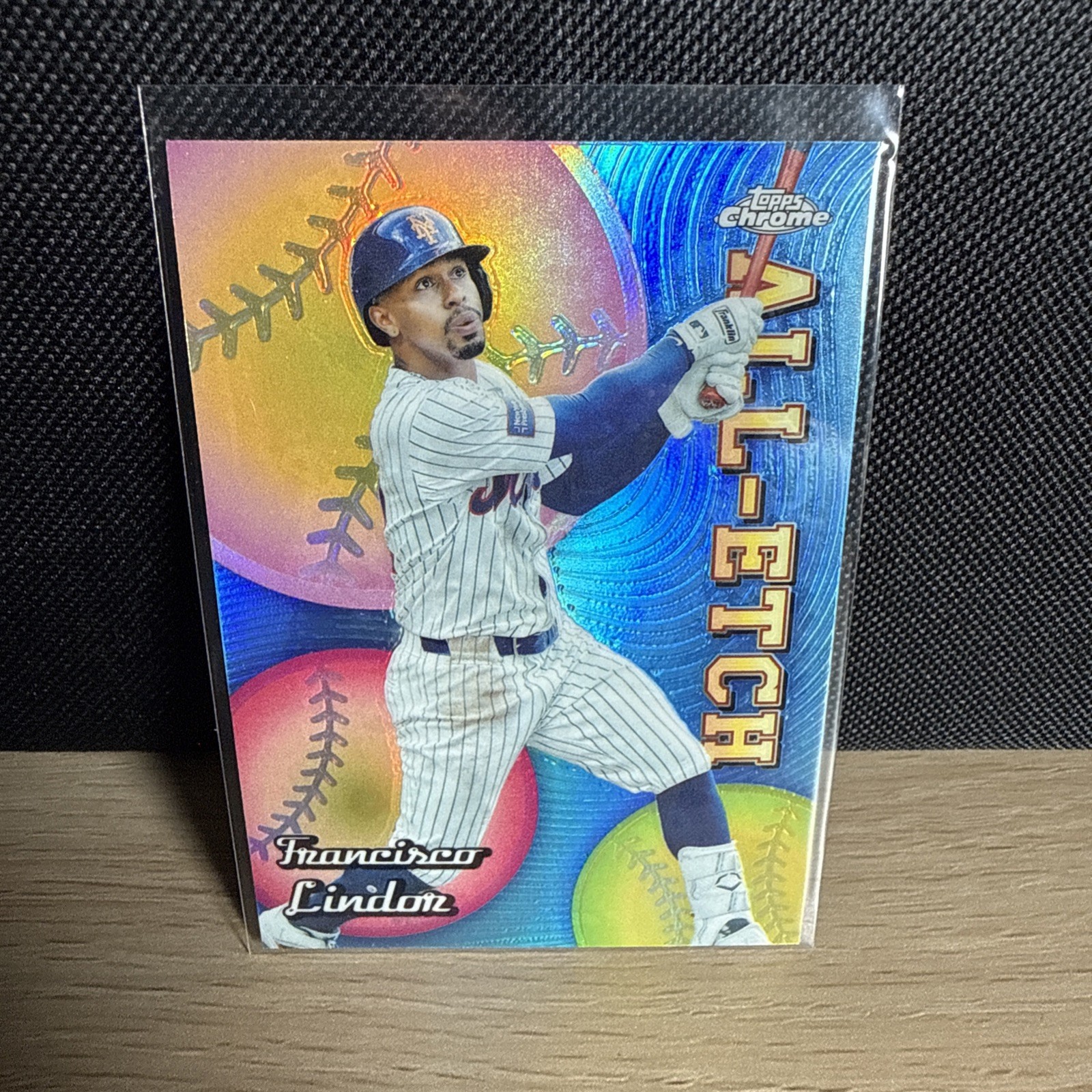 Francisco Lindor #CAEU-5 Baseball Cards 2024 Topps Chrome Update All-Etch trading card — raw and PSA graded price guide